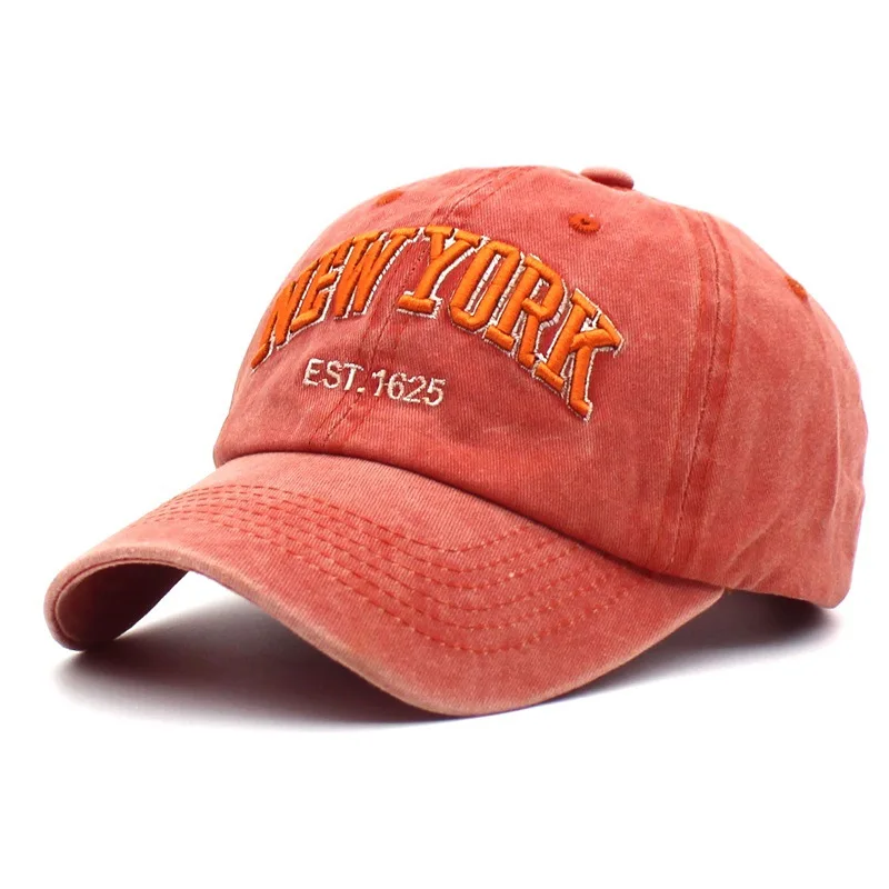 baseball cap letters embroidered curved eaves cap Chaozhou brand sunshade cap for men and women couples duck tongue cap