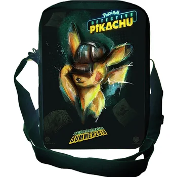 

Daily Pokemon Detective Pikachu Shoulder Bag Fashion New Beautiful Travel Mini Purse Students Men Women Boys Girls Crossbody Bag