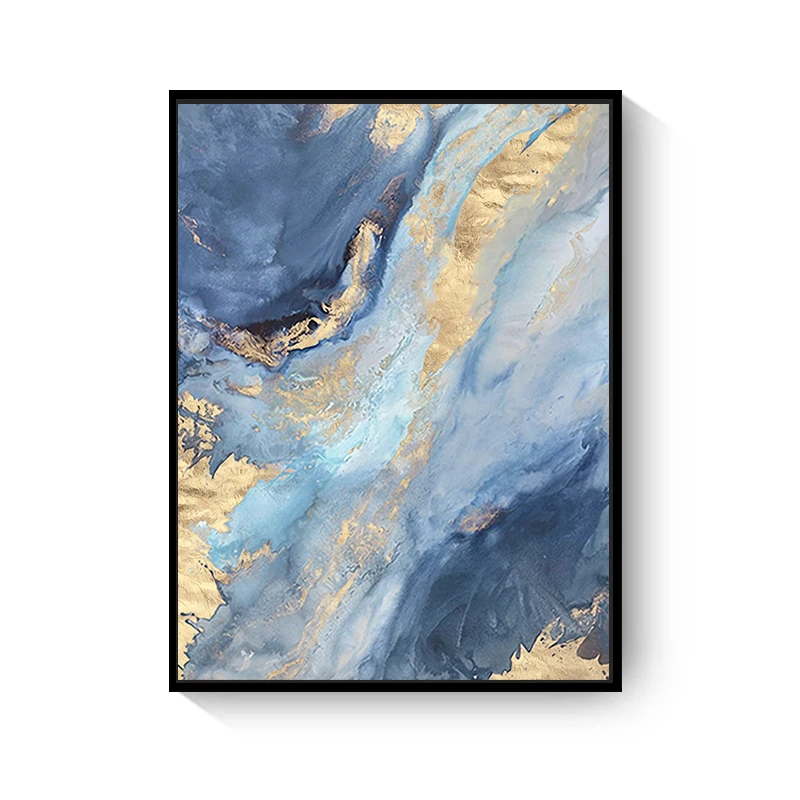 Wall-Picture-Modern-Abstract-Blue-Marble-Gold-Foil-Blue-Color-Canvas-Painting-For-Living-Room-Bedroom (7)