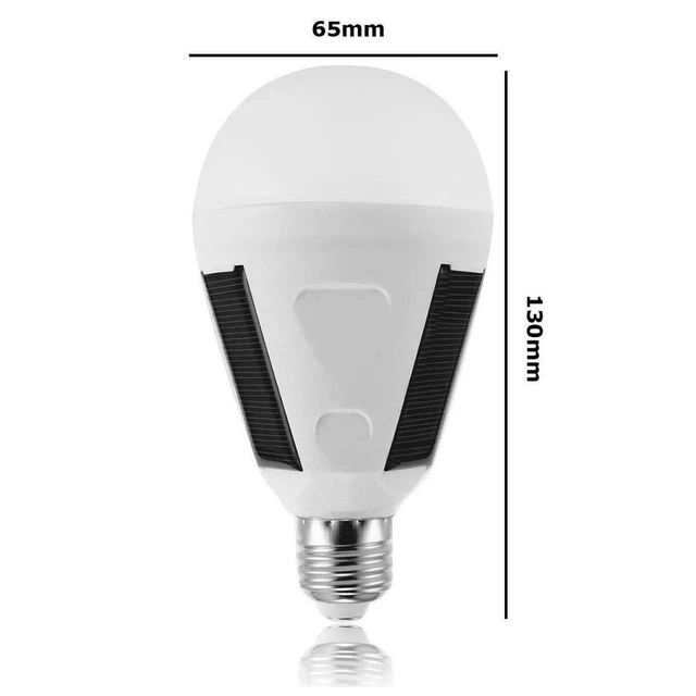 Bombilla de iluminación exterior impermeable, lámpara Solar recargable,  portátil, E27, Led, energía, acampada, 7W, 12W - AliExpress