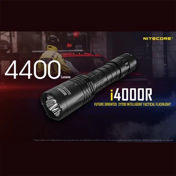 

NITECORE i4000R Intelligent USB Rechargeable Ultra-Bright Tactical LED Flashlight 4400Lm with 21700 Battery Torch