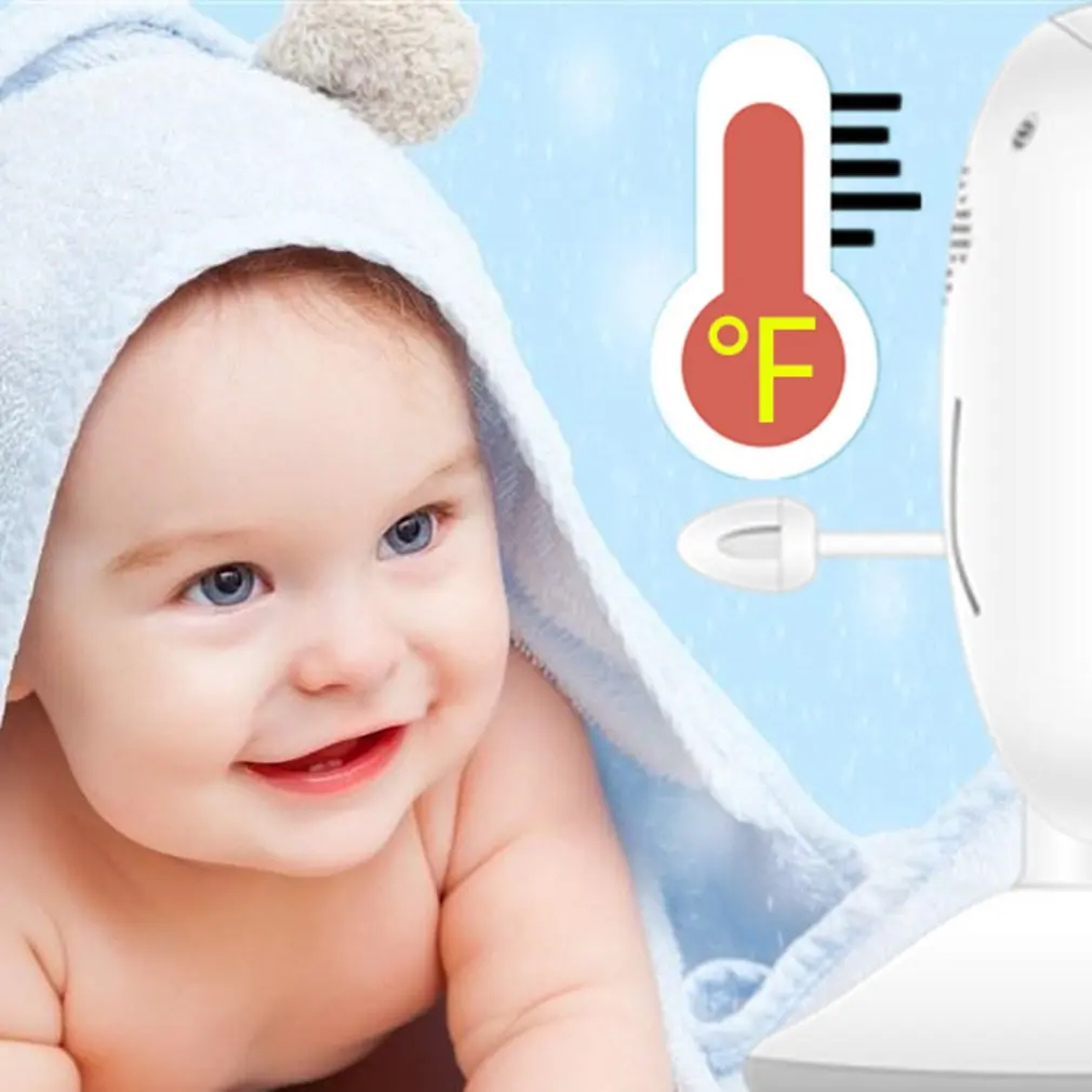 BM108 2.4 Inch Display Wireless Baby Monitor Two Way Voice Talk Night Vision Temperature Monitoring Camera For Parents
