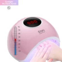 Star 5 Сушилка для ногтей Светодиодный УФ лампа 66 Вт мини-лампа с USB для маникюра ЖК-дисплей сушка все Гель-лак для ногтей инструменты для дизайна ногтей