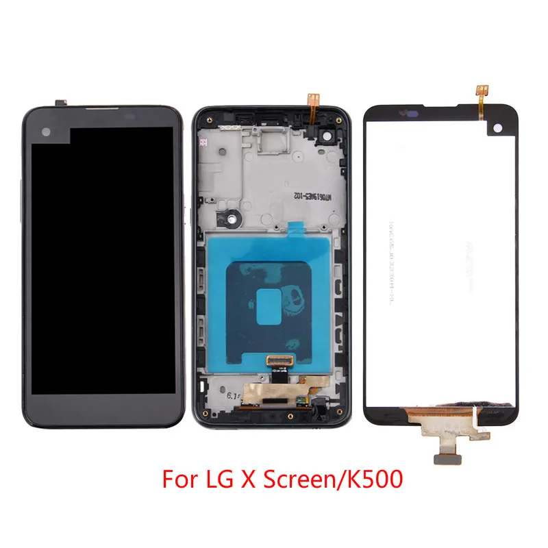 

High Quality Replacement parts For LG X Screen K500 K500DS K500N LCD Display Touch Screen Digitizer Assembly ,No/with Frame