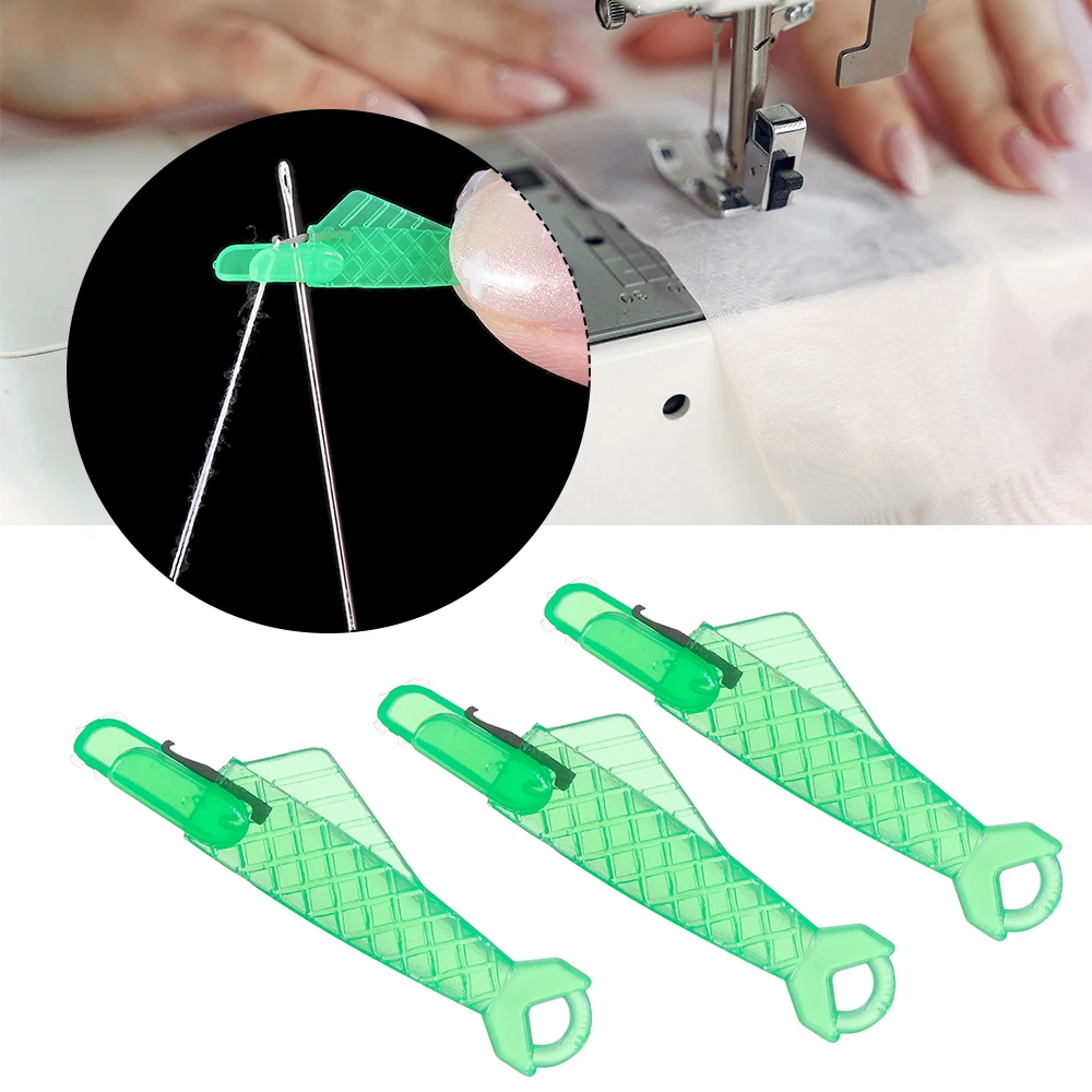 5 pcs Creative Fish Needle Threader Sewing Machine Threader Needle Device DIY Insertion Needles Parts Household Accessories