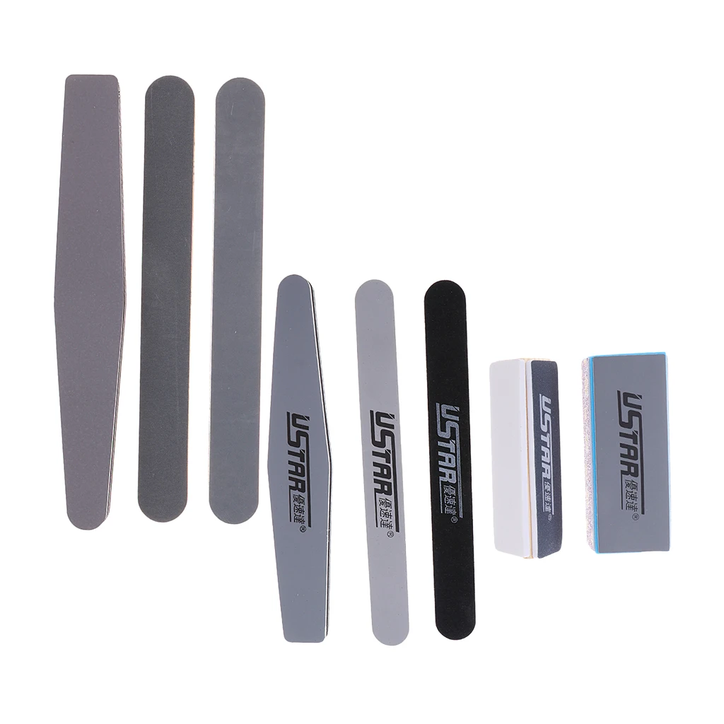 5-Shape Polishing Tool Model Craft Tool Kit Polish Sticks Bar Modelers Hobby