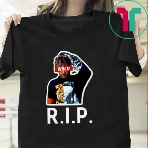 Рубашка унисекс с надписью Rest In Peace Juice Wrld | Мужская одежда