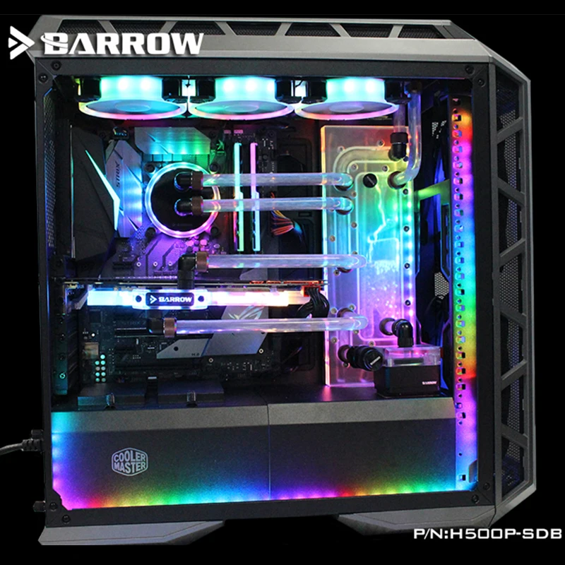 Barrow H500P SDB доски для охлаждения Master чехол Intel CPU Water Block & Single GPU
