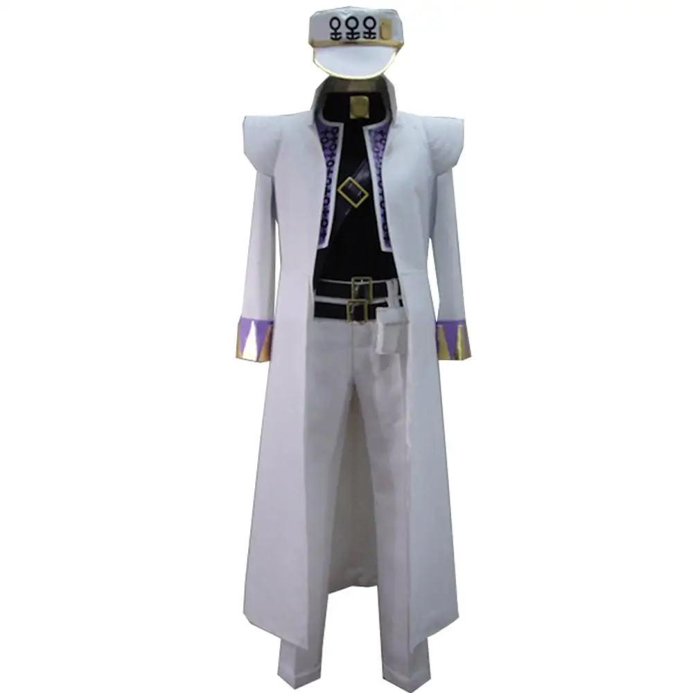 2016 JoJo необычный приключенческий костюм Kujo Jotaro кожаный для косплея на заказ|cosplay