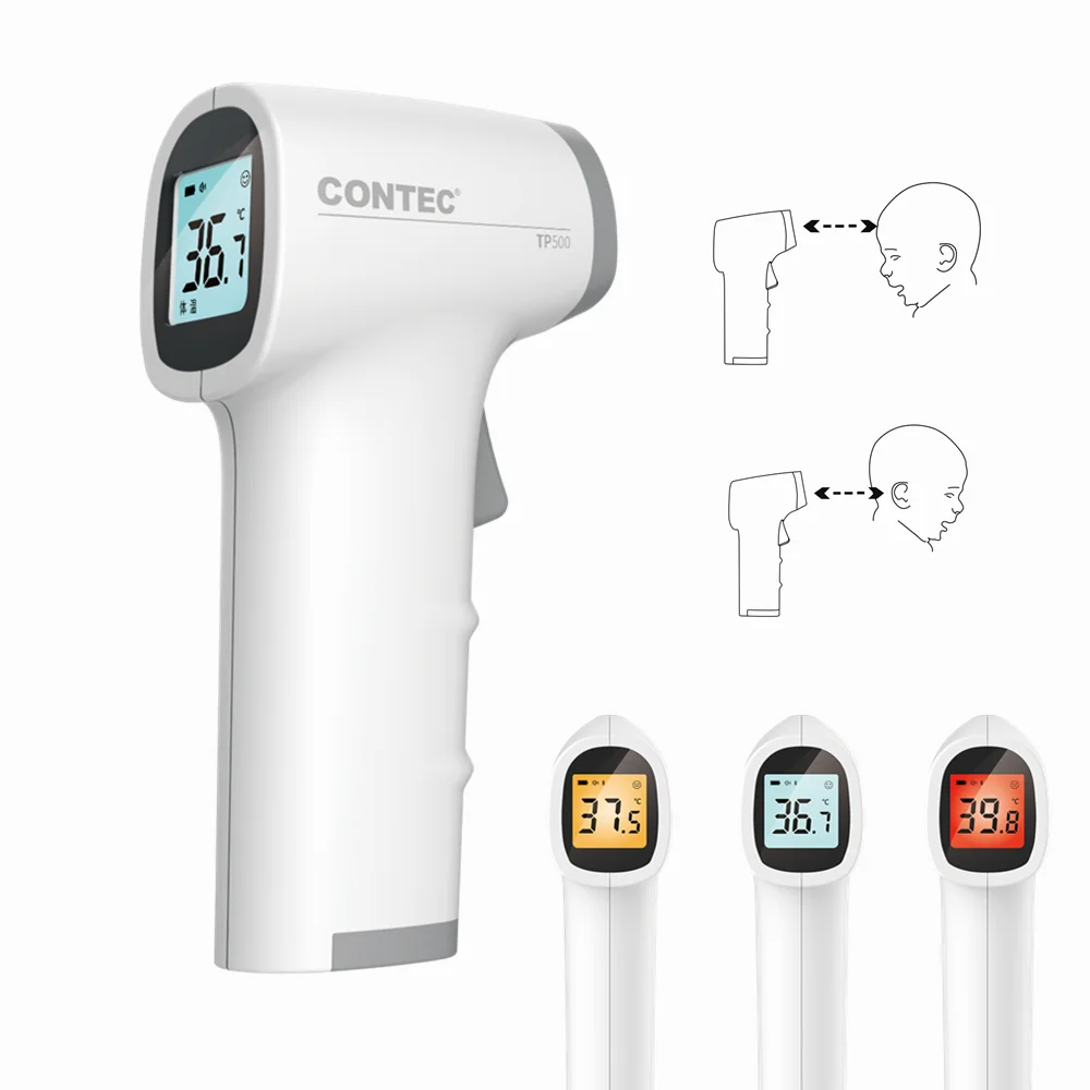 

CONTEC TP500 LCD Digital Non-contact IR Infrared Thermometer Forehead Body Temperature Termometro non touch