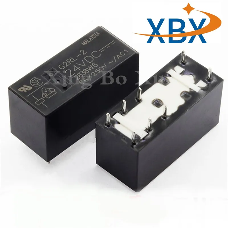 100% Брендовое новое оригинальное реле G2RL 2 5VDC 12VDC 250В 8А 8pin DC5V 12В 24В 24VDC|Реле| |