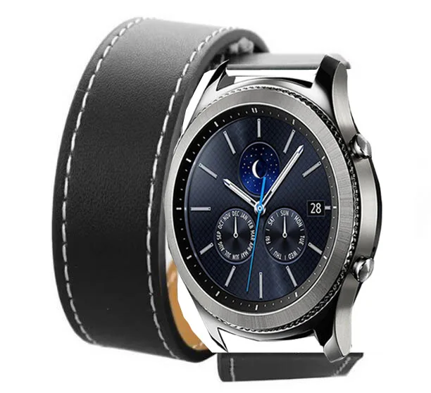 Ремешок для часов amazfit 1 2s 3 GTR pace Huawei GT 2 honor magic кожаный браслет galaxy watch 46 мм s3 zenwatch