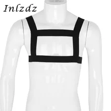 Мужское нижнее белье нагрудный ремень высокие эластичные лямки нагрудный ремень для поддержки мышц бандаж экзотический танковый Пояс Костюм панка ремни