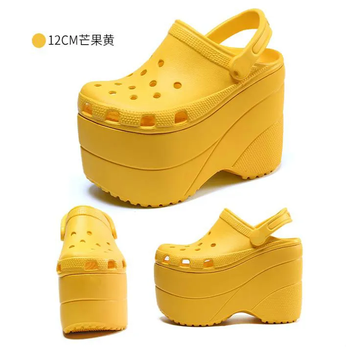 crocs with thick sole