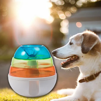 

Pet Tumbler Toy Cats Dogs Iq Training Toy Automatically Leak Food Dispenser Plastic Colorful Dogs Slow Feeder Toy