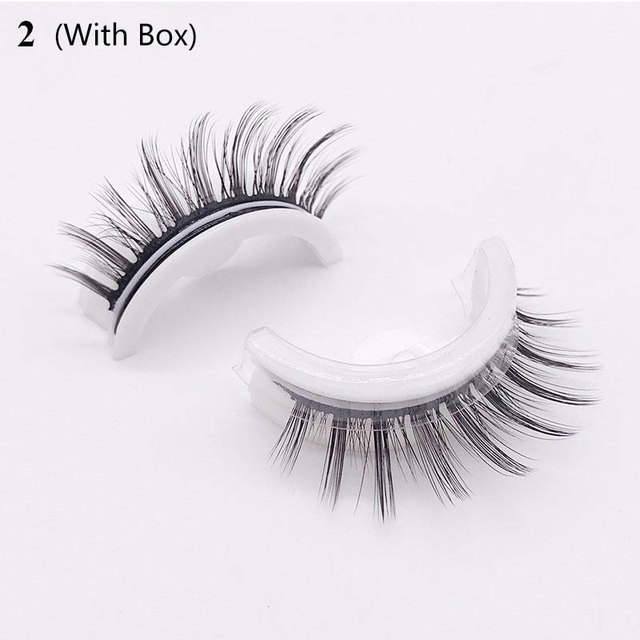 Self-Adhesive False Eyelashes Natural Multiple reversible glue-free self-adhesive pairs of false eyelashes Dropshipping