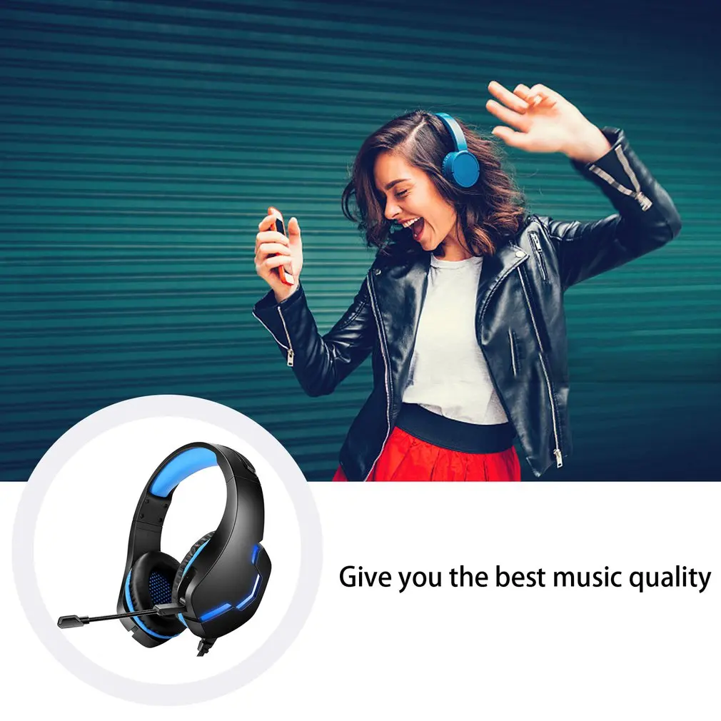 J10 Gaming Headsets Stereo High Definition Over Head Gaming Headphone Noise Canceling Gaming Headphone