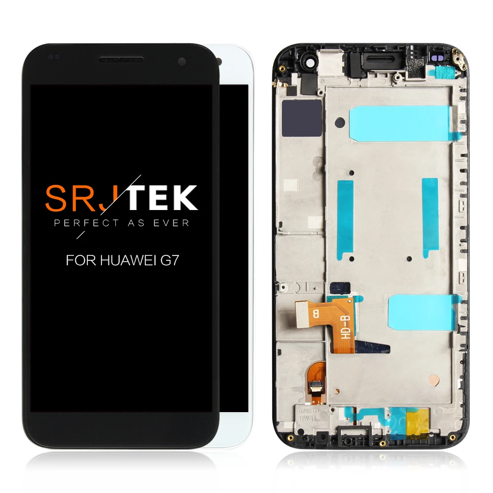 100% TESTED 1280x720 For Huawei G7 LCD Touch Sensor Screen Ascend Display Digitizer Assembly Replacement Parts | Компьютеры и офис