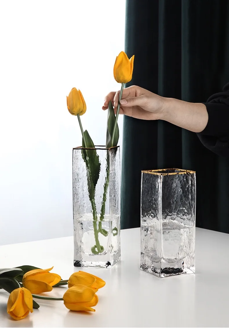 Купить Квадратную Стеклянную Вазу Для Цветов