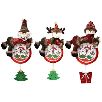 

Christmas Decoration Pendant Christmas Christmas Pendant Wall Clock Santa Claus Christmas Pendant Christmas Drop Ornaments