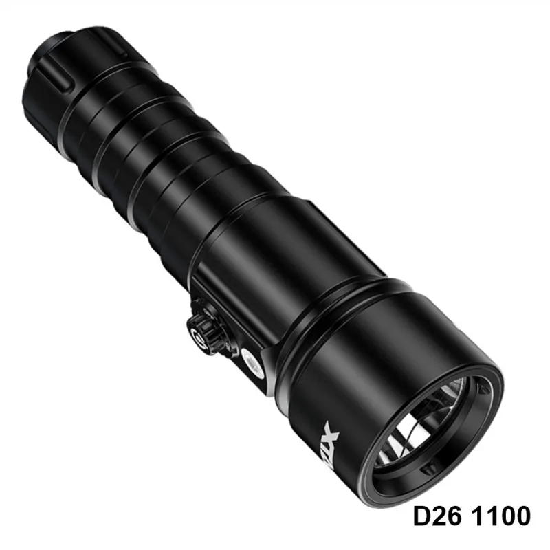 Xtar D26 1100 Cree XM L2 мощный светодиодный светильник для дайвинга 18650 18700 26650 вращающийся