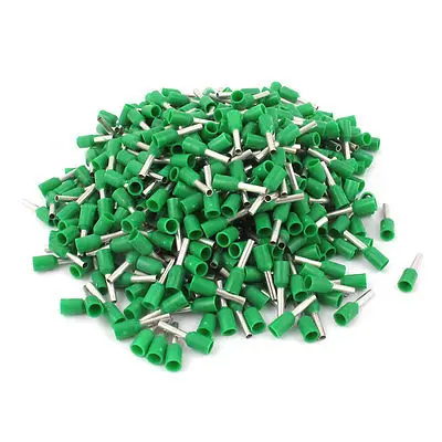 

500Pcs AWG16 Wire Crimp Connector Insulated Ferrule Pin Cord End Terminal Green
