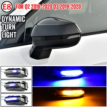 

2pcs Flowing Turn Signal Light LED Side Wing Rearview Mirror Dynamic Indicator Blinker For AUDI Q2 2018-2020 Q3 2019-2020