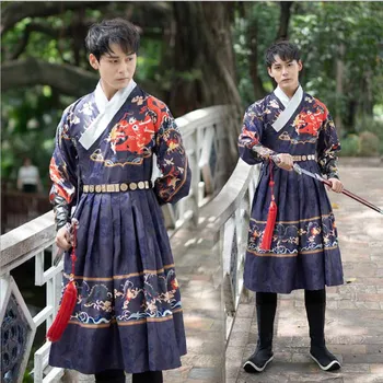 

Men Hanfu Ancient Chinese Vintage Outfit Fantasia Adult Carnival New Year Cosplay Costume Birthday Gift For Men Plus Size 3XL