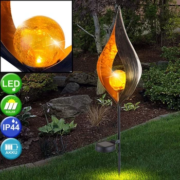

Solar Lamps LED Simulate Flame Light Waterproof Outdoor Walkway Path Lantern Lamp Yard Garden Decoration 1/2/6PCS Outdoor Light
