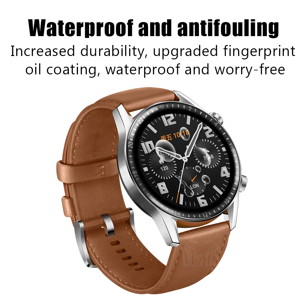 20D Curved Edge Protective film for Huawei Watch GT2 GT 2 46MM Smart Watch soft screen protector accessories (Not Glass）