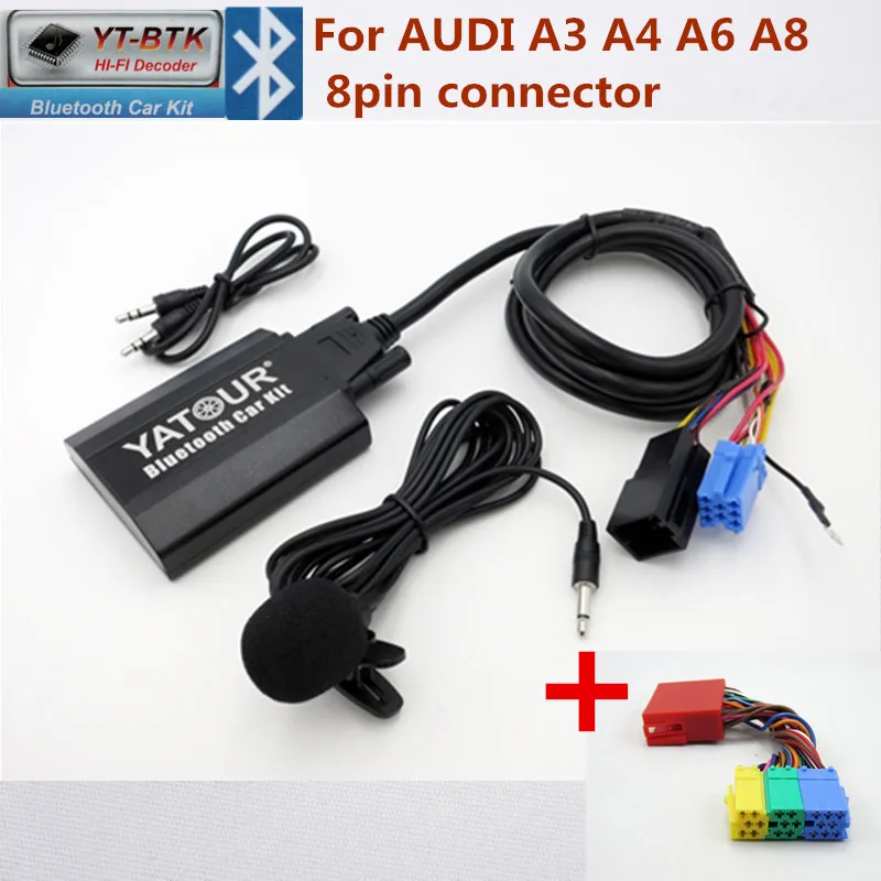 Yatour YTBTK Bluetooth Car Kit For AUDI A3 A4 A6 A8 AllRoad TT Concert 1 Concert 2 Symphony radios Audio MP3 Player