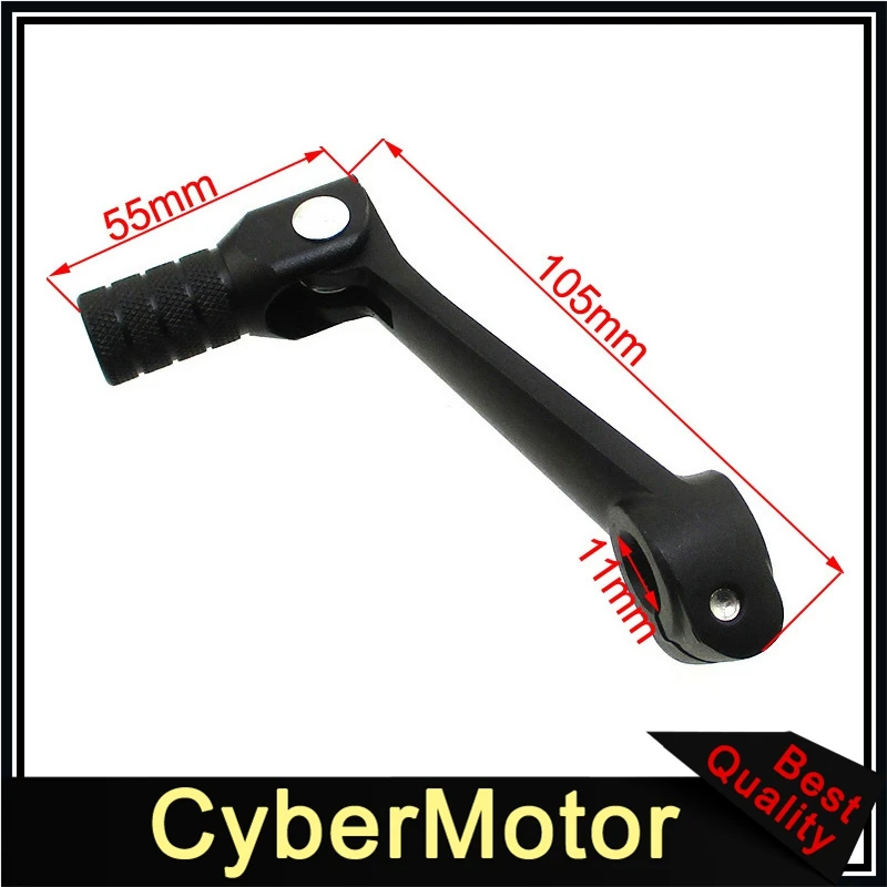 Black Short Aluminum Gear Shift Lever Shifter For 50cc 70cc 90cc 110cc 125cc 140cc 150cc 250cc Dirt Pit Bike YCF Braaap SSR