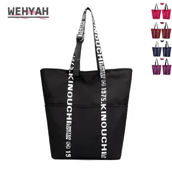 

Wahyah Crossbody Bags for Women 2019 New Casual Women Handbag Waterproof Nylon Big Tote Bag Durable Clutch Lady Tote BolsaZY045