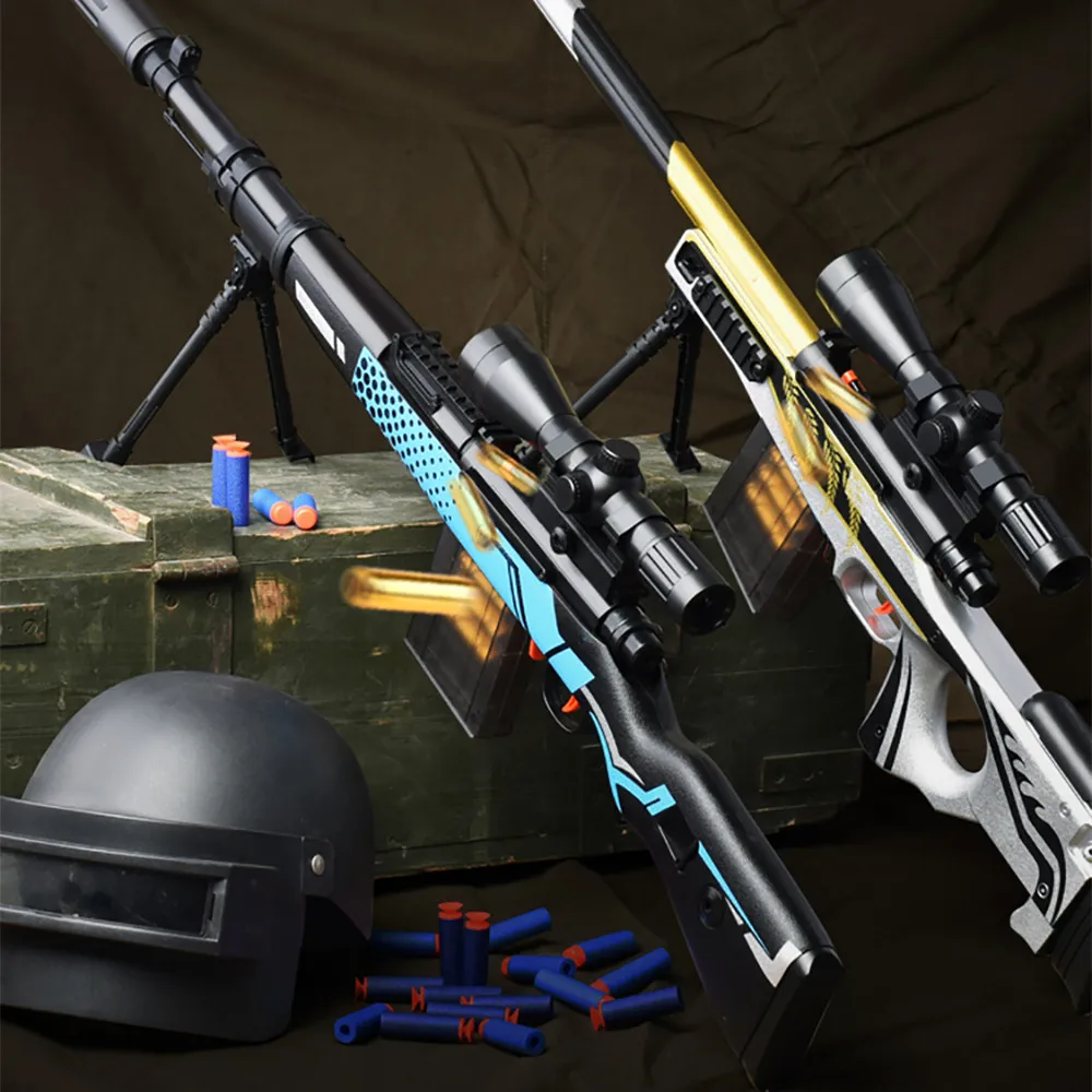 Игрушечный пистолет AWM мягкий пистолет-пуля 98K детская игрушка Эва съемное