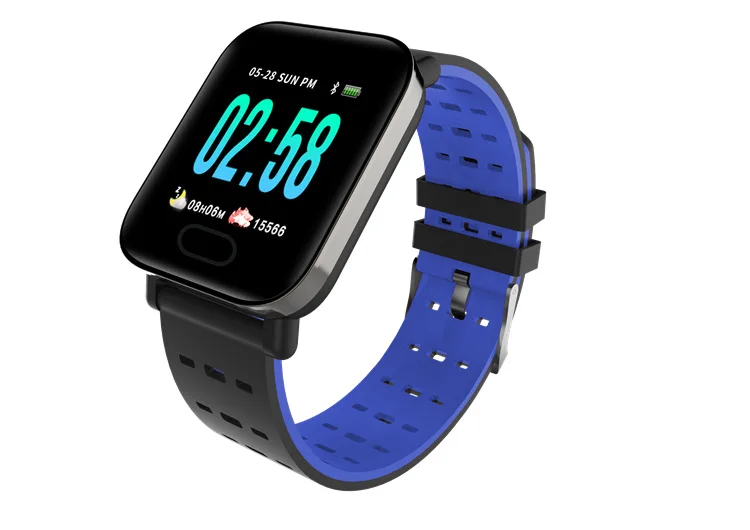 A6 New Style Smart Bracelet Color Screen Real-Time Heart Rate Blood Pressure Sleeping Monitoring Sports Pedometer Multi-function A6 New Style Smart Bracelet Color Screen Real-Time Heart Rate Blood Pressure Sleeping Monitoring Sports Pedometer Multi-function