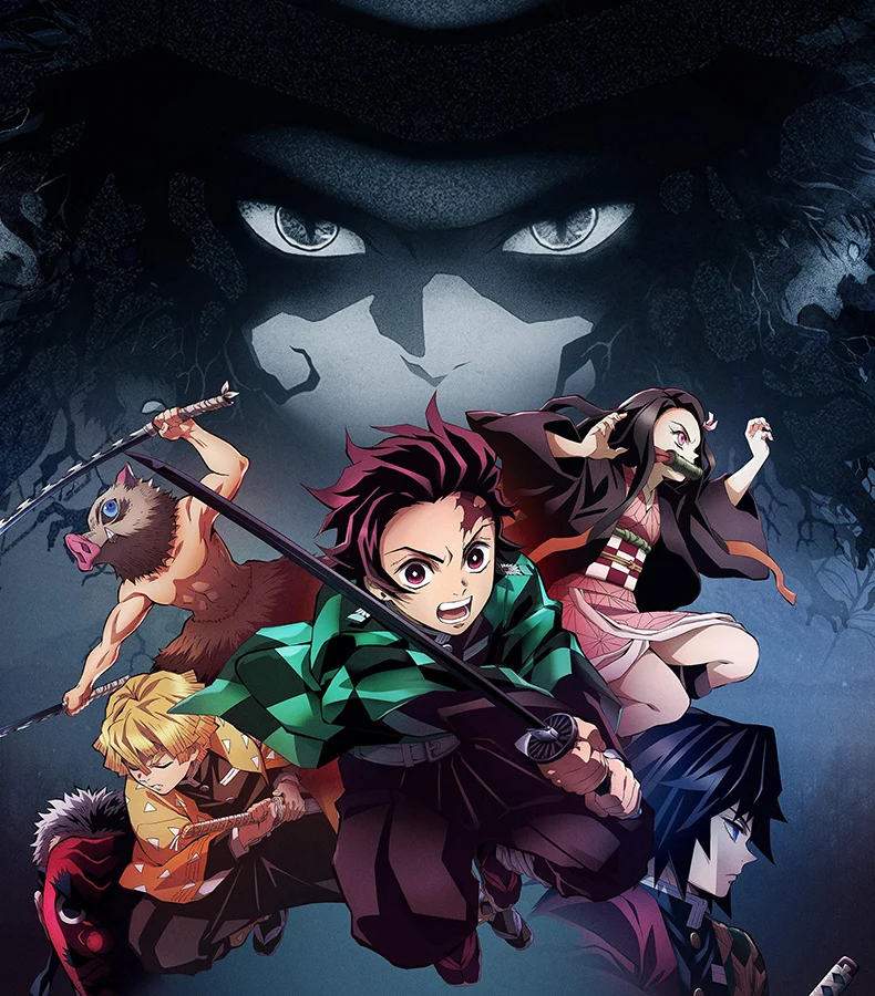 Аниме Demon Slayer Kamado Tanjirou складной зонт от солнца, дождя анти-УФ зонтик коллекционный Рождественский подарок