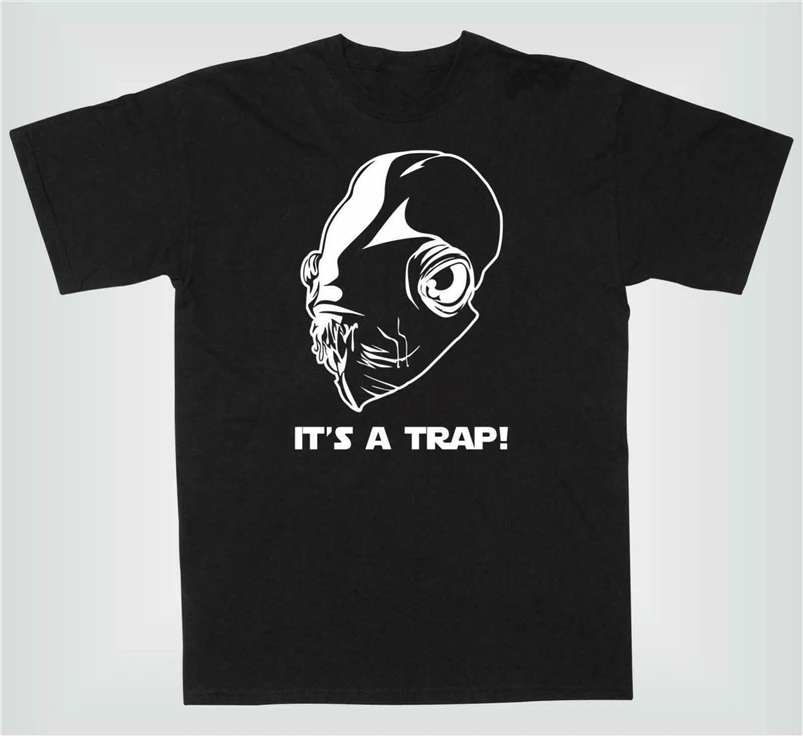 Ackbar it A Trap Inspired Awesome футболка унисекс с круглым вырезом летняя Perso новые