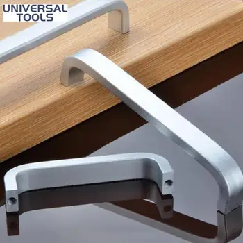 

4/6/8/10/12 inches Space Aluminum Handles Kitchen Door Cabinet Straight Handle Pull Knobs Furniture Hardware
