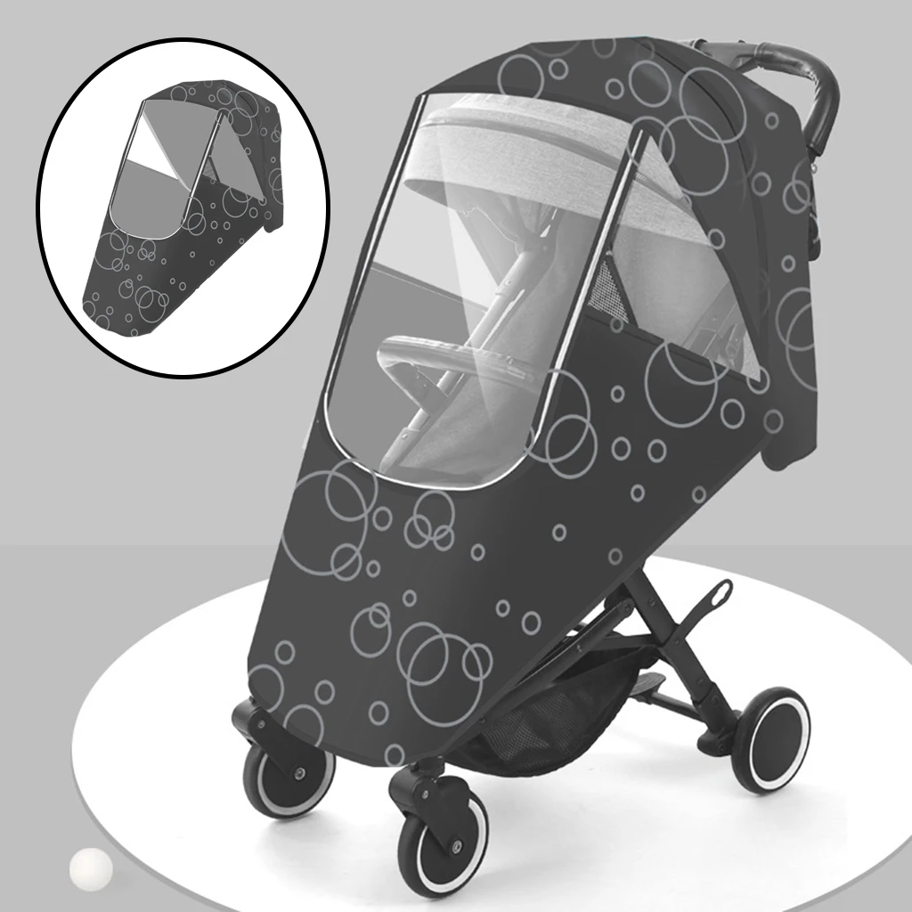 Universal Baby Stroller Raincover Pushchair Buggy Waterproof Dustproof Breathable Outdoor Travel Weather Wind Shield Protection baby trend jogging stroller accessories Baby Strollers