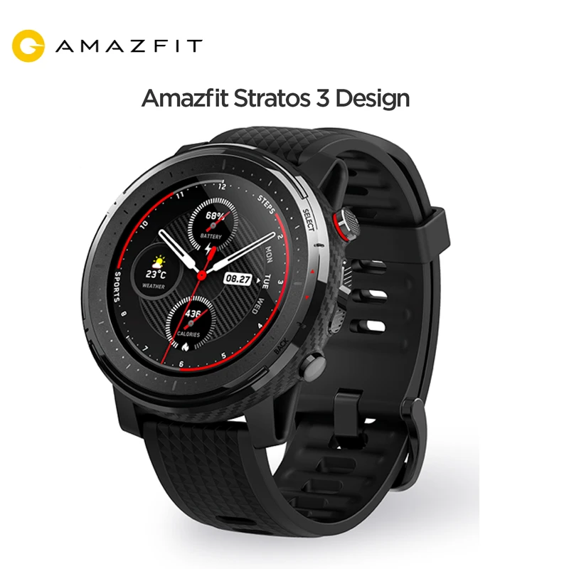 Cena Globalna wersja Amazfit Stratos 3 Smartwatch gps 5ATM muzyka bluetooth podwójny tryb 14 dni bateria Smartwatch dla Amazfit Stratos 2