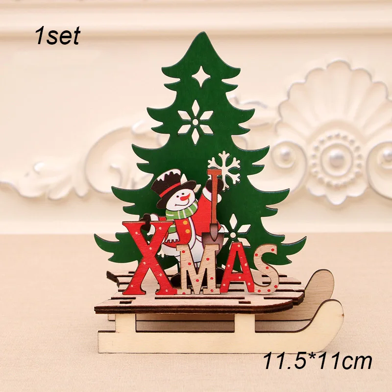 Украшения для рождественской елки, Деревянные Подвески, Рождественская елка, подвесные украшения для дома, украшения для двери, новогодний декор, Счастливое Рождество - Цвет: M