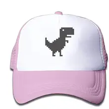 HHNYL сетчатая Кепка мозаика динозавр Дальнобойщик шляпы бейсболки регулируемые для детей малышей