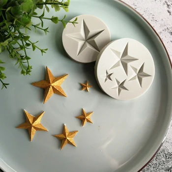 

Five-pointed Star Silicone Molds Fondant Cakes Decor Tools Silicone Molds Sugarcraft Chocolate Baking Tools Cakes Gumpaste Form