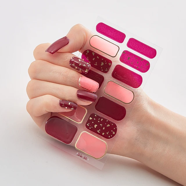 Five Sorts 0f Nail Stickers Decals Plain Stickers Nail Stickers Designer Nails Sticker Designer Nails Art Decoration Nailart DQ-50