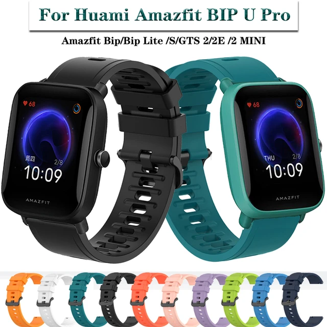 20mm Silicone Strap For Amazfit Bip Bit Lite Youth 1s Smart Watch