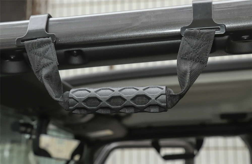 Автомобильный Топ захватывающая ручка захвата для Jeep Wrangler JL вверх Бар петелька для вытягивания крыши Оксфорд ткань ручка подлокотники аксессуары для интерьера