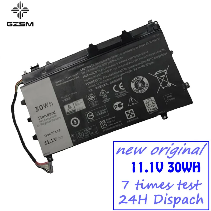 GZSM Аккумулятор для ноутбука 271J9 для Dell Latitude 13 7000 series 7350 Аккумулятор для ноутбука YX81V GWV47 0GWV47 11,1 V 30Wh зарядное устройство для ноутбука