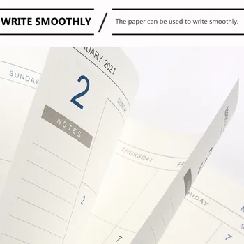 

1pc Annual Portable Paper To-do List Notebook Schedule Note Book Schedule Notebook Calendar Notebook for Planning Daily Schedule