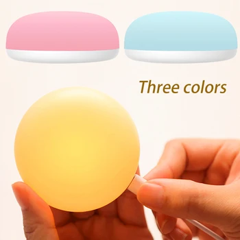 

Desk Home Decor Living Room Bedroom Wireless Led Night Light Nursery Lamp USB Port Breastfeeding Baby Kids Children Bedside Mini