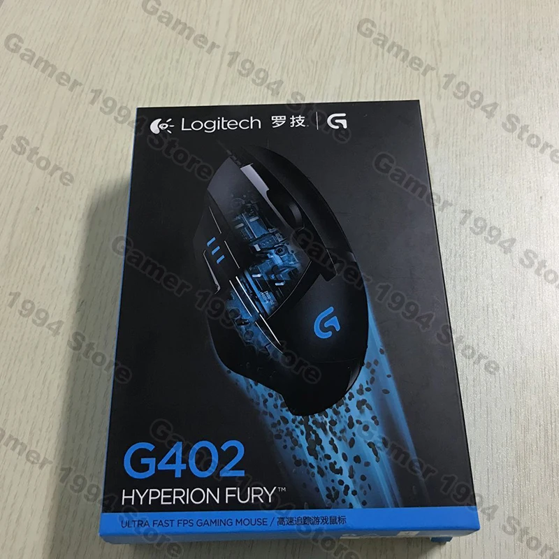 Игровая мышь logitech G402 Hyperion Fury с 8 программируемыми кнопками 4000 dpi высокоскоростной двигатель Fusion 1MS